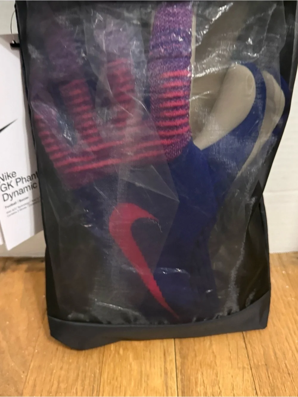 Nike Phantom Dynamic Fit Goalkeeper Soccer Gloves Blue Size 9 [IF8190-458]